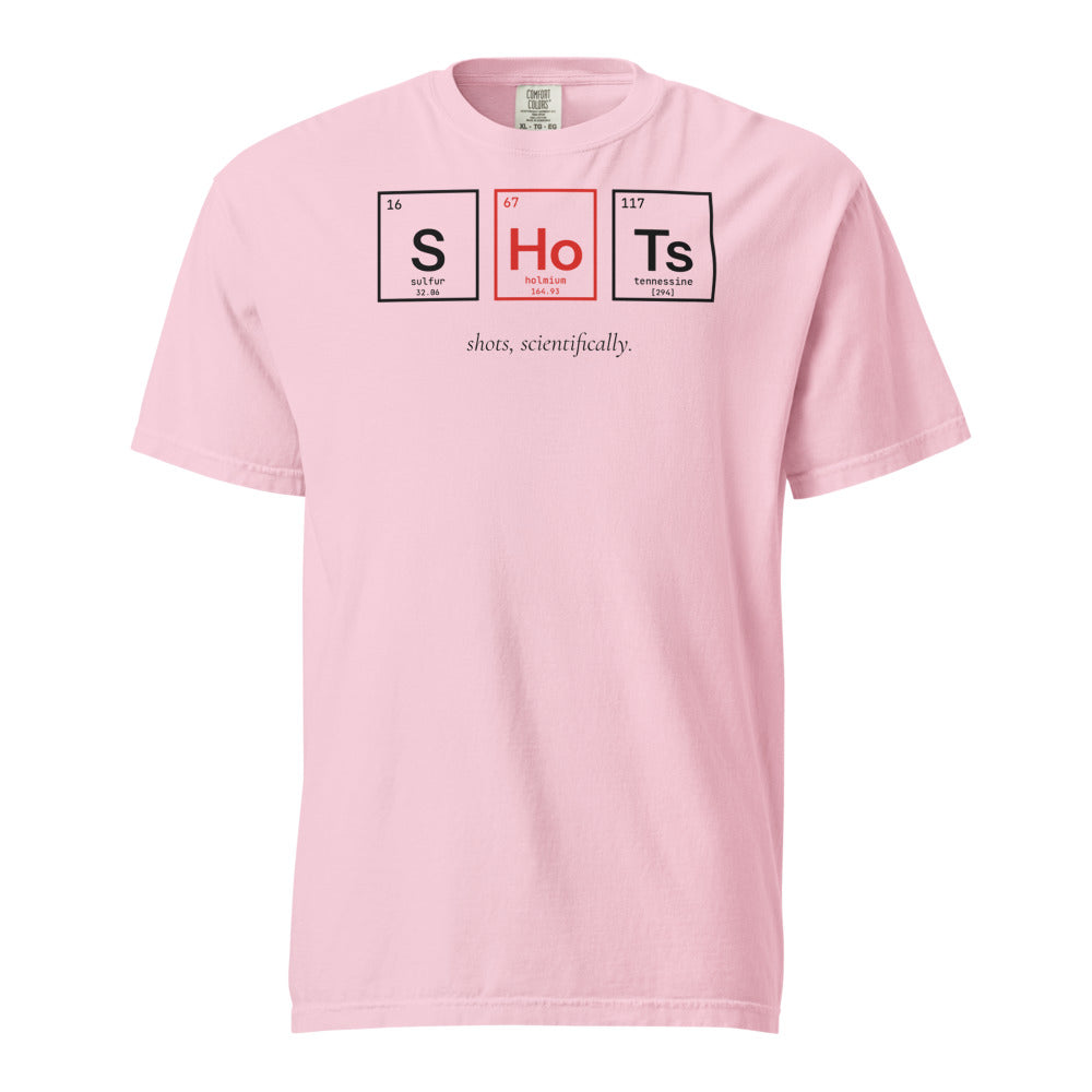Shots, Scientifically T-Shirt - Blossom