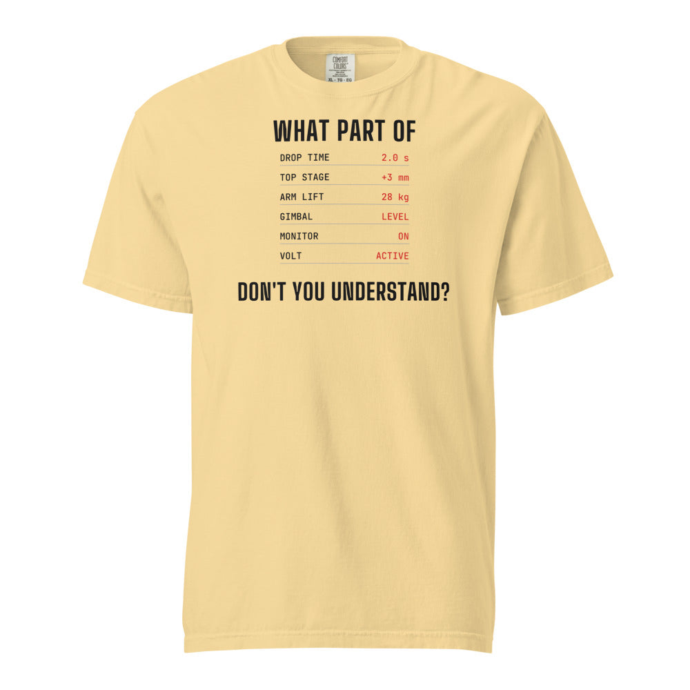 Rig Specs T-Shirt - Butter