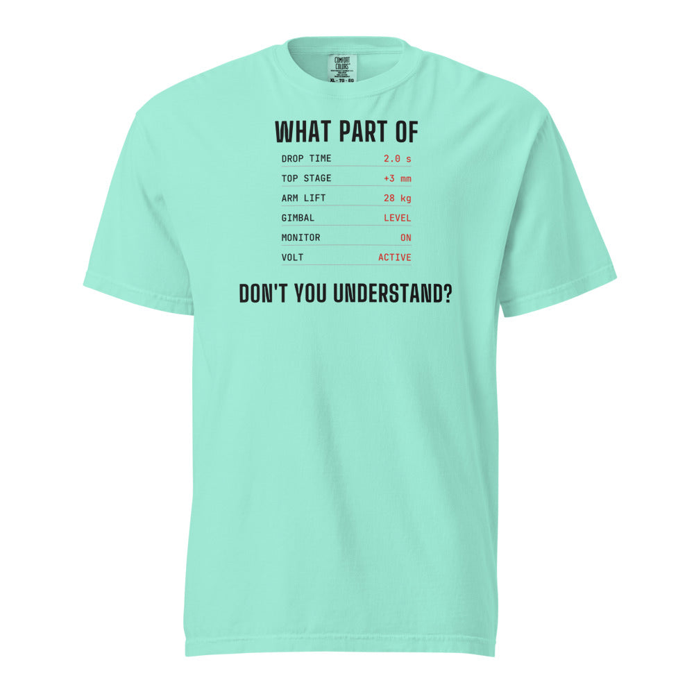 Rig Specs T-Shirt - Chalky Mint