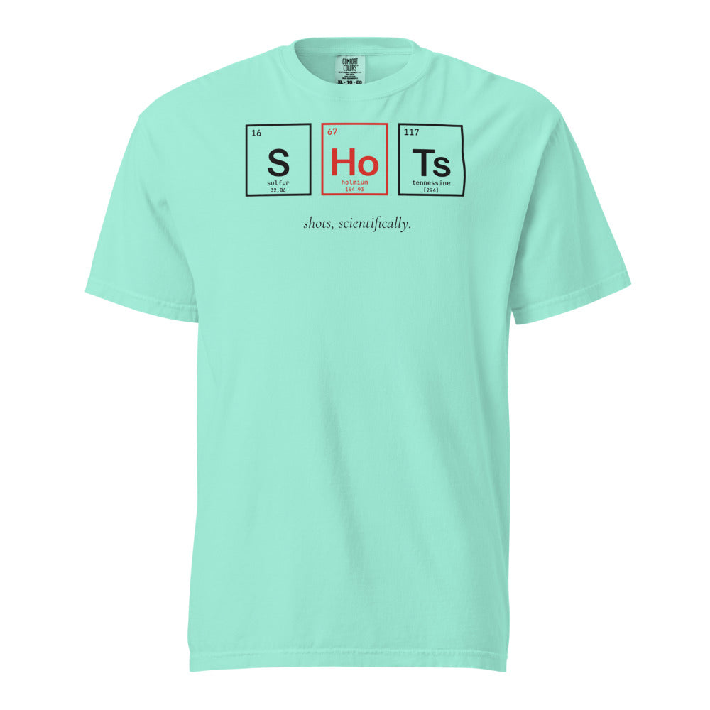 Shots, Scientifically T-Shirt - Chalky Mint