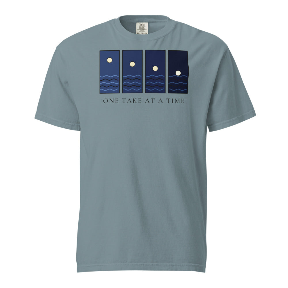 Night Shoot T-Shirt - Ice Blue