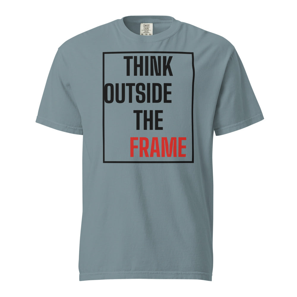 Think Outside the Frame T-Shirt - Ice Blue