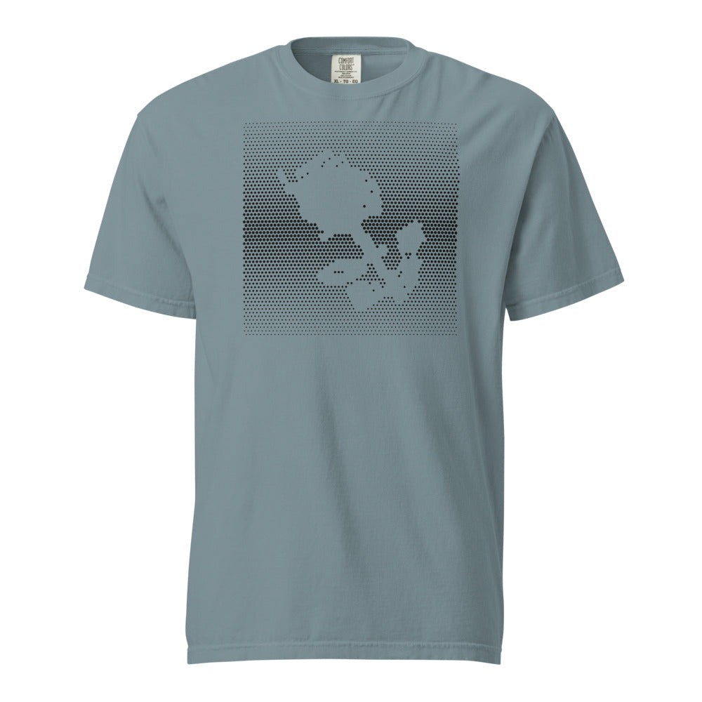 Halftone Rig T-Shirt - Ice Blue