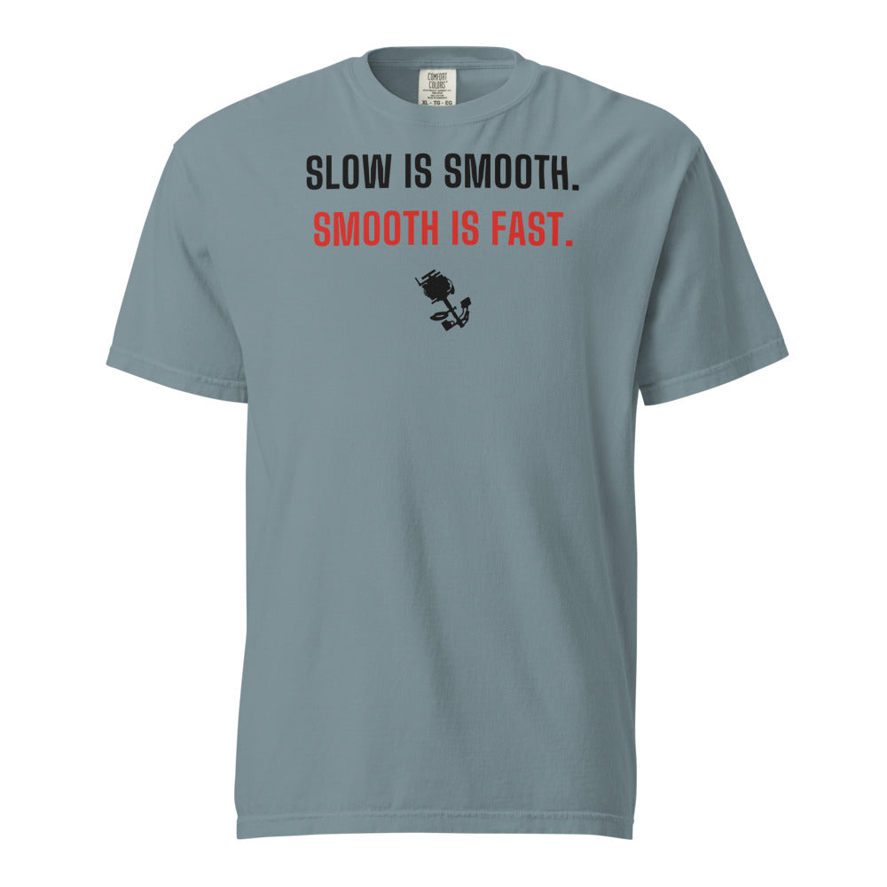 Slow Is Smooth T-Shirt - Ice Blue