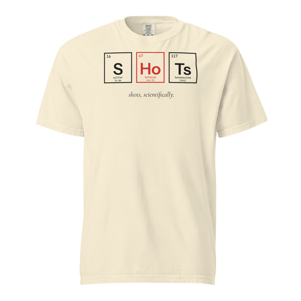 Shots, Scientifically T-Shirt - Ivory