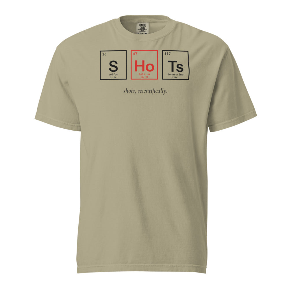 Shots, Scientifically T-Shirt - Khaki