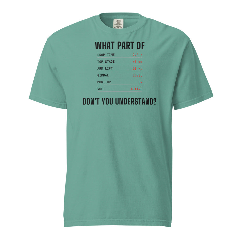 Rig Specs T-Shirt - Seafoam