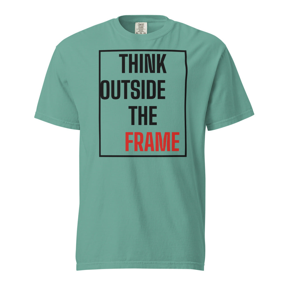 Think Outside the Frame T-Shirt - Seafoam