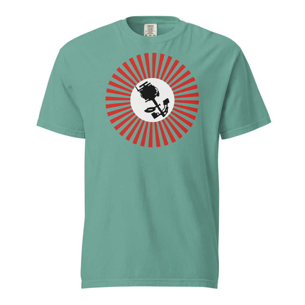 Golden Hour Sunburst T-Shirt - Seafoam